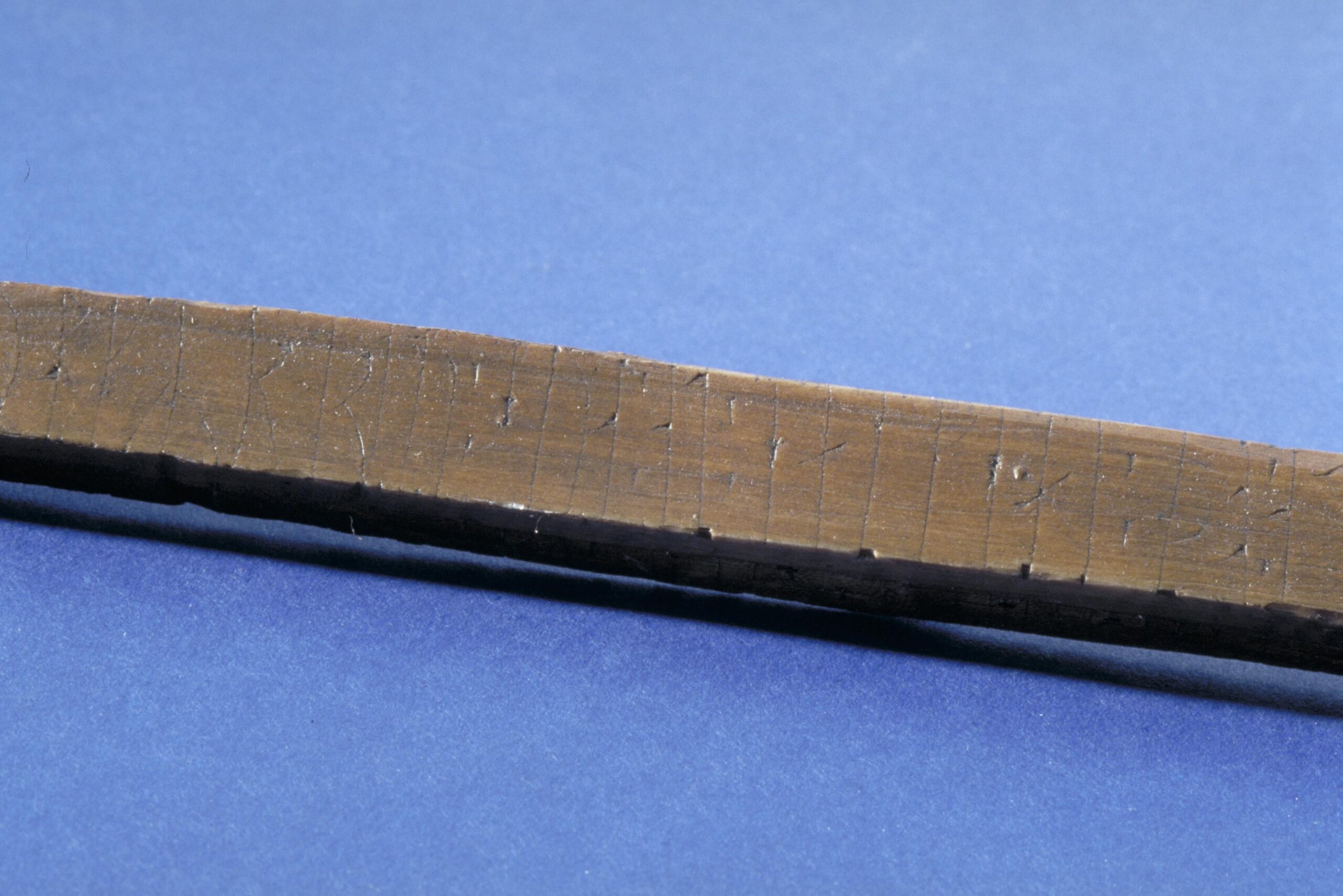 Closeup of the original rune stick